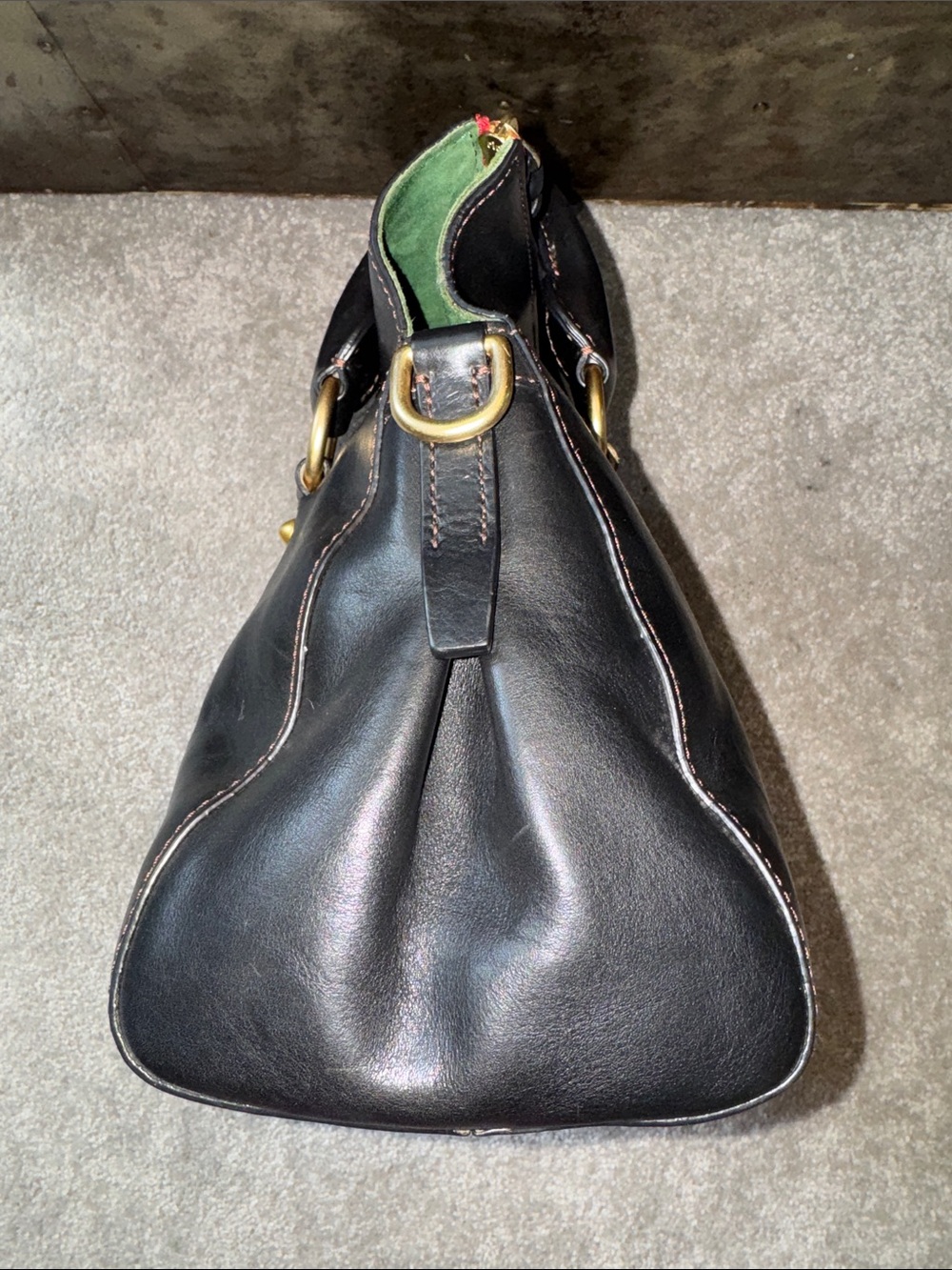 Dooney & Bourke HTF Florentine Leanna Satchel with strap in Black - Picture 4 of 13